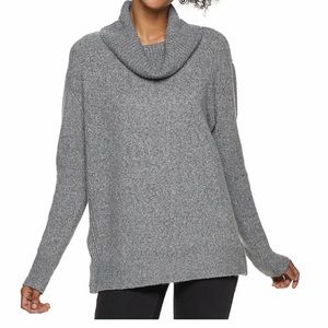 Grey cowlneck sweater